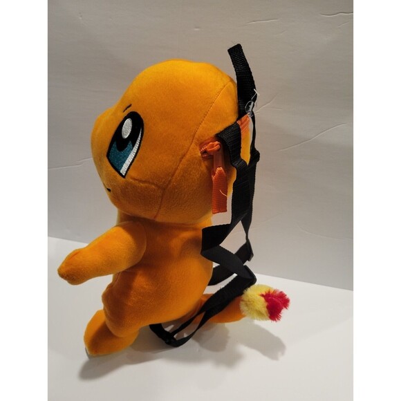 Pokemon Charmander Plush Backpack 15" Adjustable Straps New without Tags - Picture 4 of 11